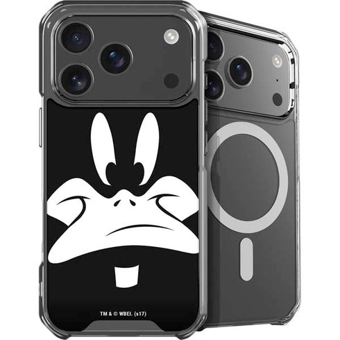 Looney Tunes Daffy Duck Plain Black and White iPhone 17 Pro Max MagSafe Case