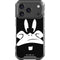 Looney Tunes Daffy Duck Plain Black and White iPhone 18 Pro Clear Case