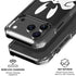 Looney Tunes Daffy Duck Plain Black and White iPhone 18 Pro Clear Case