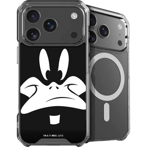 Looney Tunes Daffy Duck Plain Black and White iPhone 18 Pro MagSafe Case
