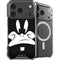 Looney Tunes Daffy Duck Plain Black and White iPhone 18 Pro MagSafe Case