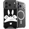 Looney Tunes Daffy Duck Plain Black and White iPhone 18 Pro Max MagSafe Case