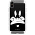 Looney Tunes Daffy Duck Plain Black and White iPhone Cases