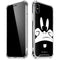 Looney Tunes Daffy Duck Plain Black and White iPhone X/XS Clear Case