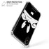 Looney Tunes Daffy Duck Plain Black and White iPhone X/XS Clear Case