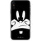 Looney Tunes Daffy Duck Plain Black and White iPhone XS Skin