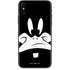 Looney Tunes Daffy Duck Plain Black and White iPhone XS Skin