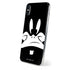 Looney Tunes Daffy Duck Plain Black and White iPhone XS Skin