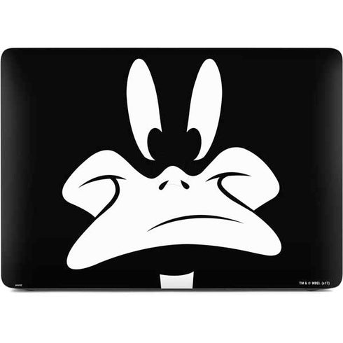 Looney Tunes Daffy Duck Plain Black and White Apple MacBook Air Skin