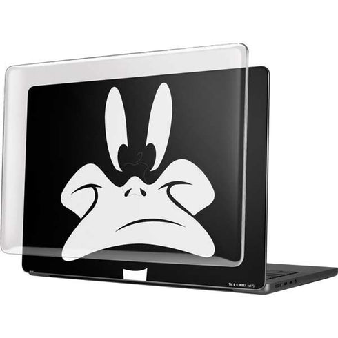 Looney Tunes Daffy Duck Plain Black and White MacBook Pro 14in (2021-24) Case plus Skin