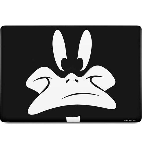 Looney Tunes Daffy Duck Plain Black and White MacBook Skins