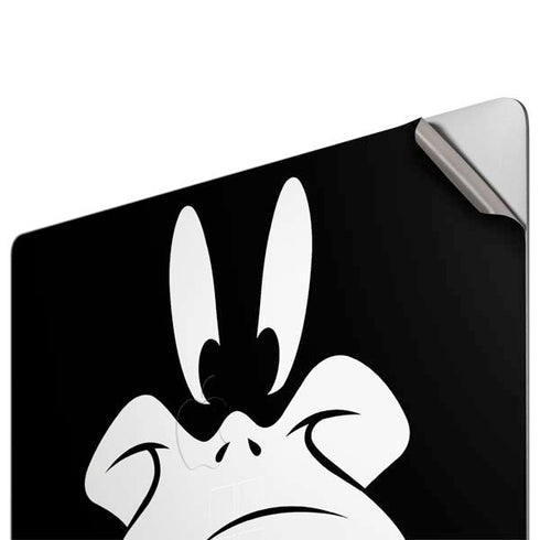 Looney Tunes Daffy Duck Plain Black and White Apple MacBook Pro 16-inch Skin
