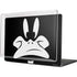 Looney Tunes Daffy Duck Plain Black and White MacBook Cases