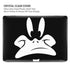 Looney Tunes Daffy Duck Plain Black and White MacBook Cases