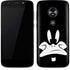 Looney Tunes Daffy Duck Plain Black and White Moto E5 Play Skin