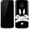 Looney Tunes Daffy Duck Plain Black and White Moto G6 Skin
