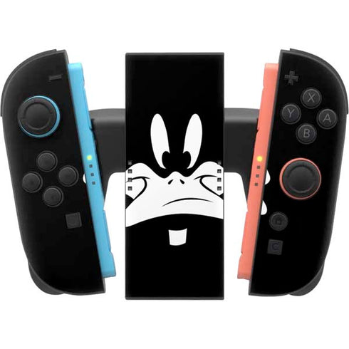 Looney Tunes Daffy Duck Plain Black and White Nintendo Switch 2 (2025) Joy-Con Controller Skin