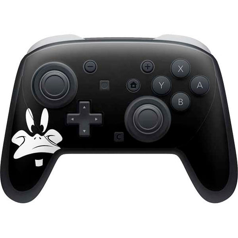Looney Tunes Daffy Duck Plain Black and White Nintendo Skins