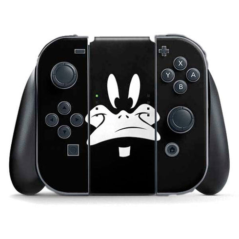 Looney Tunes Daffy Duck Plain Black and White Nintendo Skins