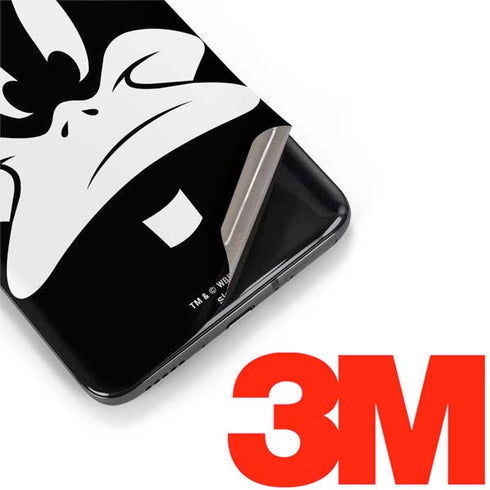 Looney Tunes Daffy Duck Plain Black and White OnePlus 7 Pro Skin