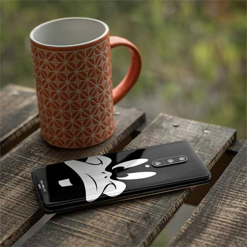 Looney Tunes Daffy Duck Plain Black and White OnePlus 7 Pro Skin