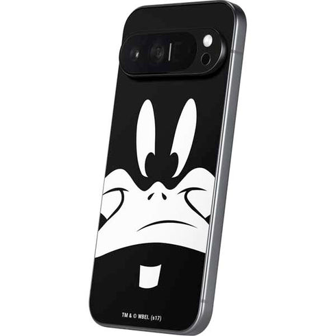 Looney Tunes Daffy Duck Plain Black and White Pixel 9 Pro XL Skin