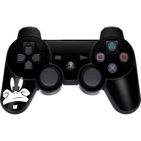 Looney Tunes Daffy Duck Plain Black and White PS3 Dual Shock wireless controller Skin