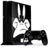 Looney Tunes Daffy Duck Plain Black and White PS4 Console and Controller Bundle Skin