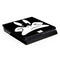 Looney Tunes Daffy Duck Plain Black and White PS4 Slim Skin