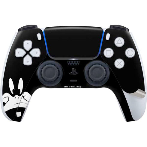Looney Tunes Daffy Duck Plain Black and White PS5 Pro Bundle Skin