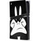 Looney Tunes Daffy Duck Plain Black and White PS5 Pro Console Skin