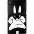 Looney Tunes Daffy Duck Plain Black and White PS5 Pro Console Skin
