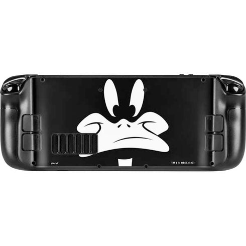 Looney Tunes Daffy Duck Plain Black and White Steam Deck Handheld Gaming Computer Skin