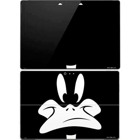 Looney Tunes Daffy Duck Plain Black and White Surface Pro 4 Skin