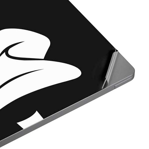 Looney Tunes Daffy Duck Plain Black and White Laptop Skins