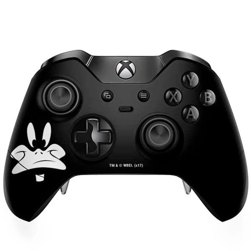 Looney Tunes Daffy Duck Plain Black and White Xbox One Elite Controller Skin