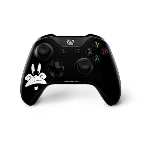 Looney Tunes Daffy Duck Plain Black and White Xbox One X Controller Skin