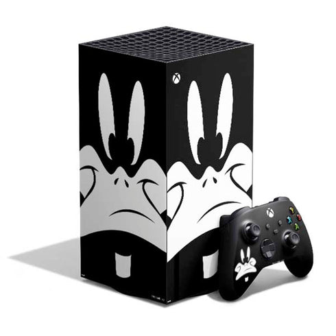 Looney Tunes Daffy Duck Plain Black and White XBox Series X Digital Edition Bundle Skin