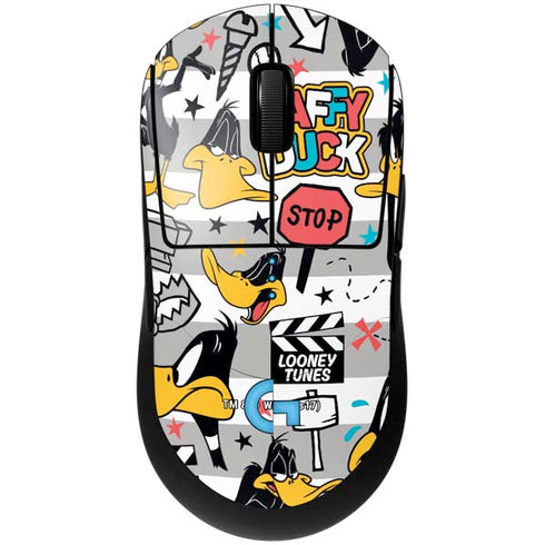 Looney Tunes Daffy Duck Striped Patches G Pro Wireless Gaming Mouse Skin