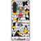 Looney Tunes Daffy Duck Striped Patches Galaxy A17 Clear Case