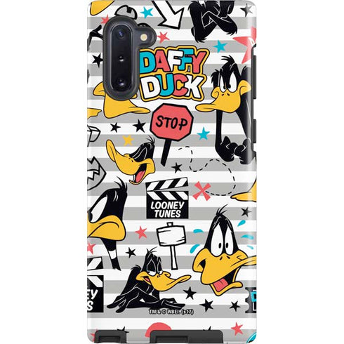 Looney Tunes Daffy Duck Striped Patches Galaxy Cases