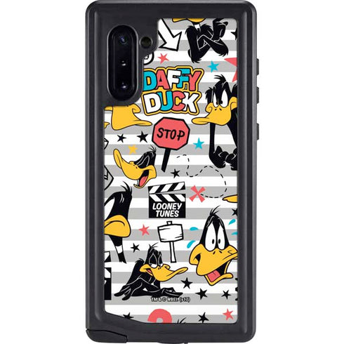Looney Tunes Daffy Duck Striped Patches Galaxy Cases