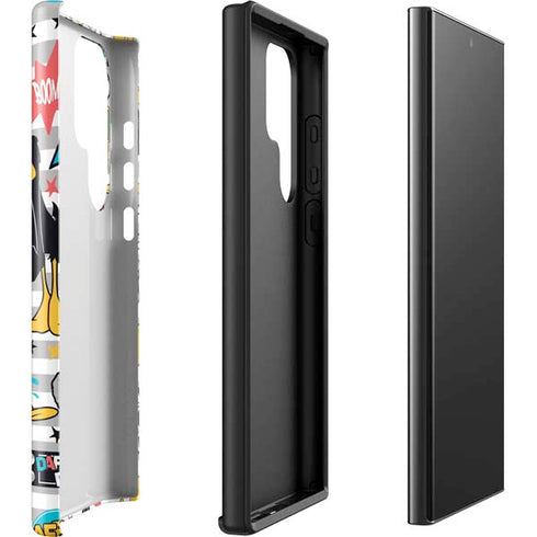 Looney Tunes Daffy Duck Striped Patches Galaxy S23 Ultra Pro Case