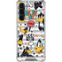 Looney Tunes Daffy Duck Striped Patches Galaxy S24 FE Clear Case