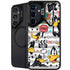 Looney Tunes Daffy Duck Striped Patches Galaxy S25 Kickstand Case