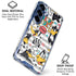 Looney Tunes Daffy Duck Striped Patches Galaxy S25 Plus Clear Case