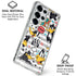 Looney Tunes Daffy Duck Striped Patches Galaxy S25 Ultra Clear Case