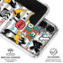 Looney Tunes Daffy Duck Striped Patches Galaxy S26 Plus Clear Case
