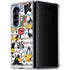 Looney Tunes Daffy Duck Striped Patches Galaxy Z Fold5 5G Clear Case