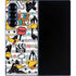 Looney Tunes Daffy Duck Striped Patches Galaxy Z Fold6 Skin
